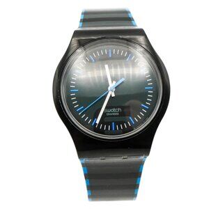 Swatch Jelly In Jelly 80's Stripes Watch SUJB102